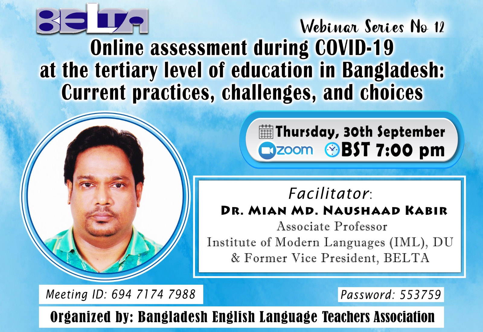 Online assessment during COVID-19 at the tertiary level of education in Bangladesh