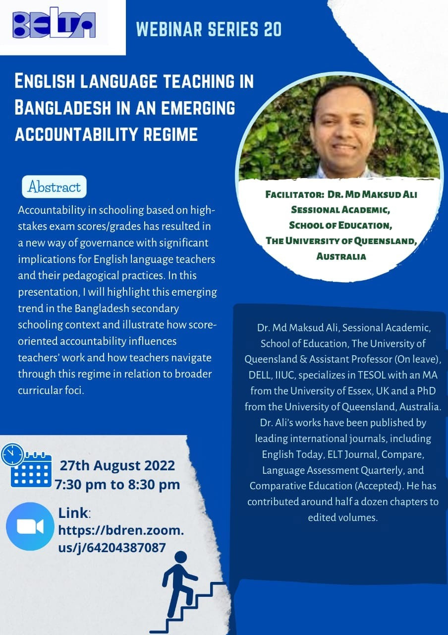 English Language Teaching in Bangladesh in an Emerging Accountability Regime